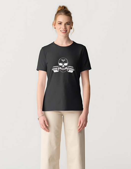Grind Till the Grave – Skull Barbell Tee